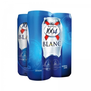 KRONENBOURG 1664 BLANC 4X500ML CAN (DP)